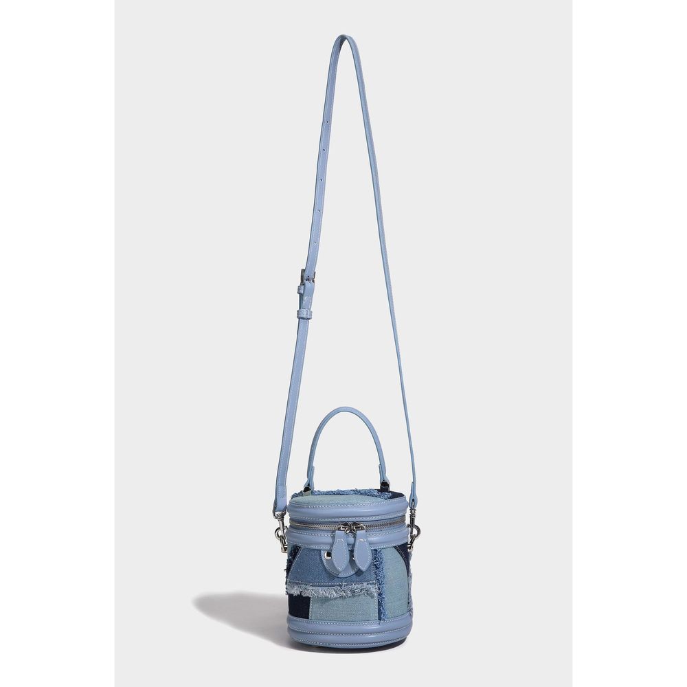 Desner Saddle Purse Patchwork Denim Top Handle Bag And Crossbody ^-^ - Picture 6 of 8
